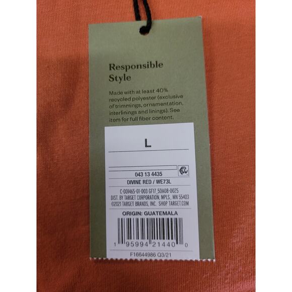 Goodfellow Mens Size Large, Divine Red, Screen Print Graphic Tee, Short Sleeve - Picture 4 of 9